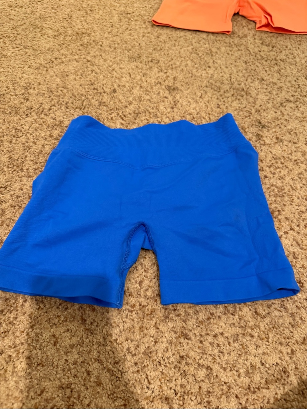 Women’s High-Waist Royal Blue Stretch Bike Shorts